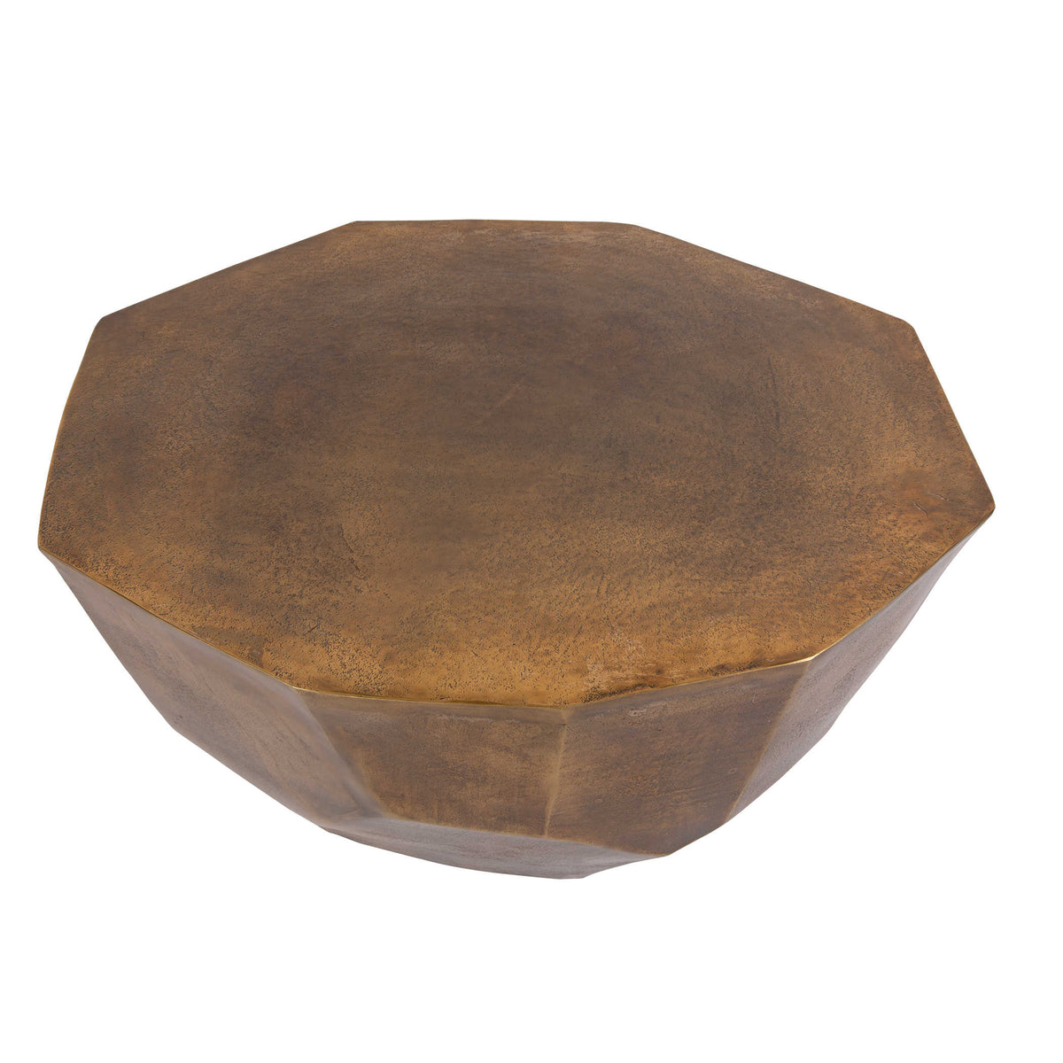 Cathenna Coffee Table – Brass, Medium