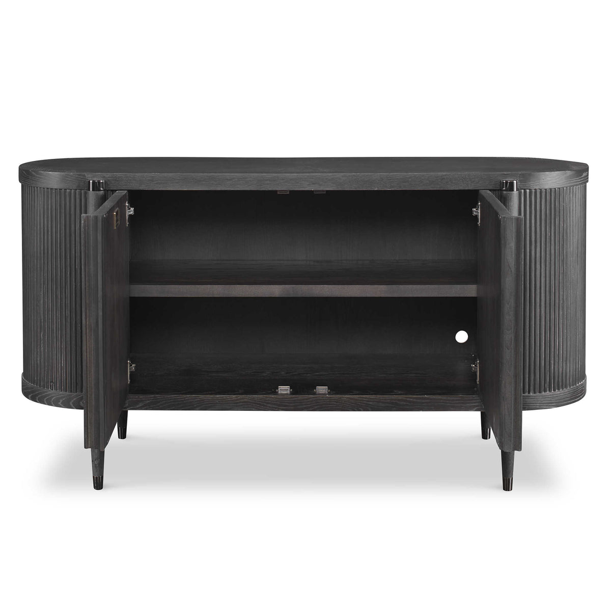 Tambour Cabinet – Black Ceruse