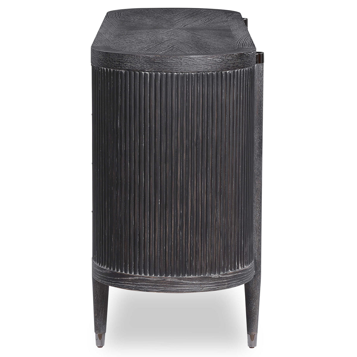 Tambour Cabinet – Black Ceruse