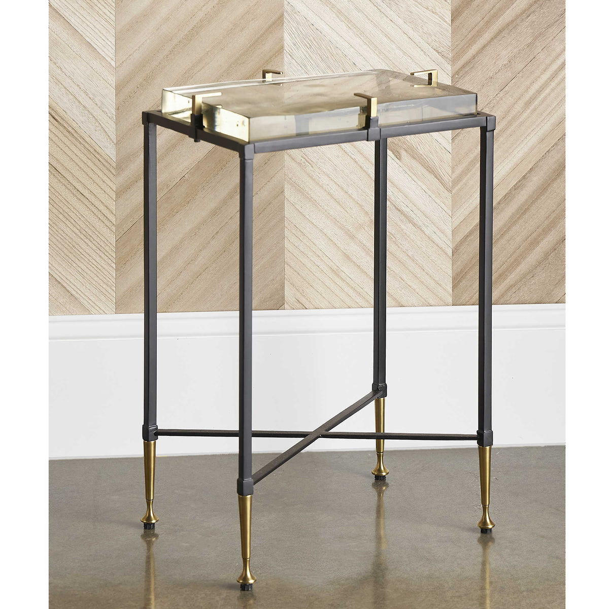 Ice Block Accent Table – Rectangular