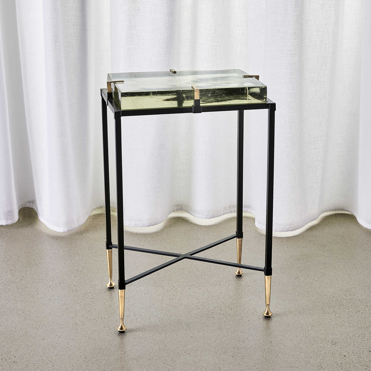 Ice Block Accent Table – Rectangular