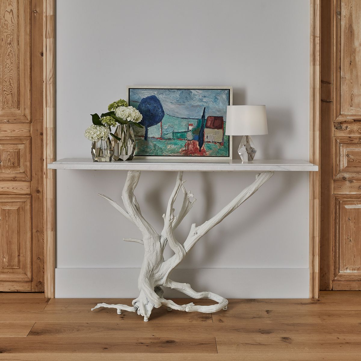 Big Sur Console Table – Matte White