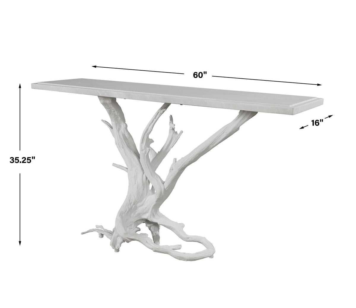 Big Sur Console Table – Matte White