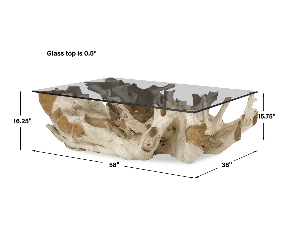 Center Root Coffee Table – Rectangle