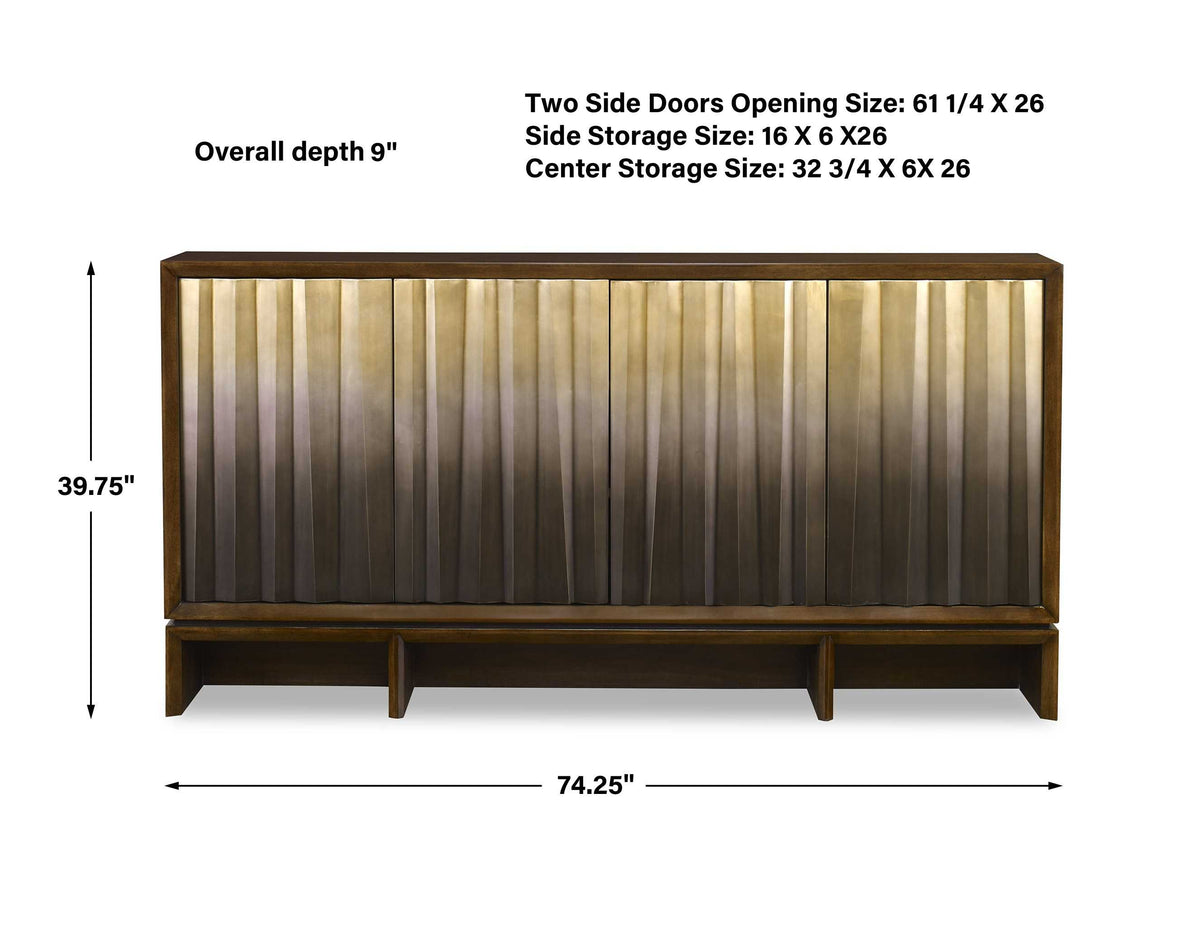 Ombre Luster Console Table