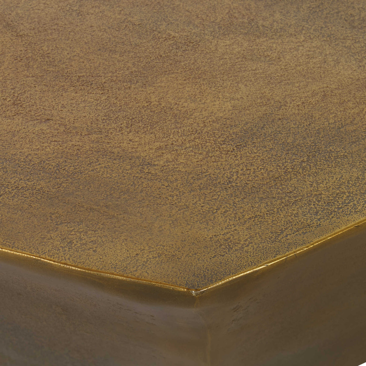 Cathenna Coffee Table – Brass, Large