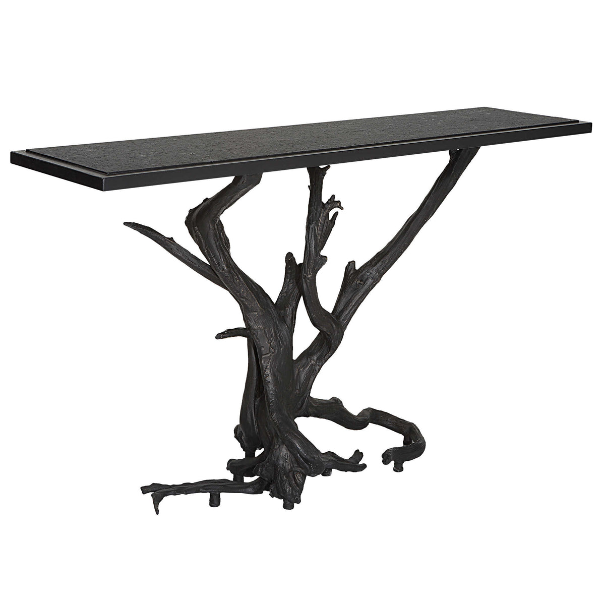Big Sur Console Table – Bronze/Black