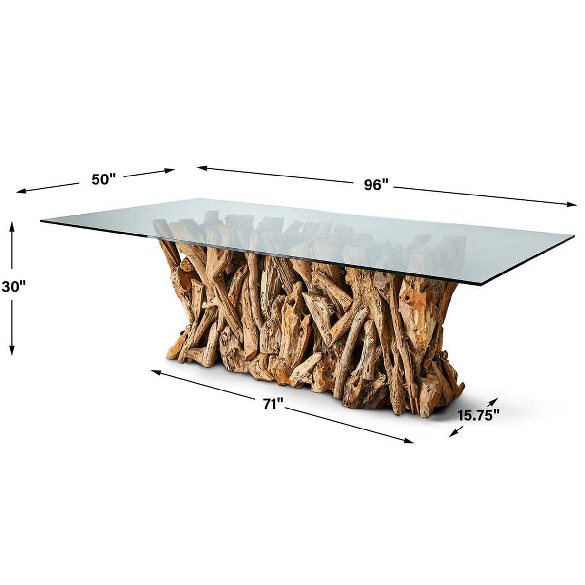 Teak Root Dining Table – 244cm