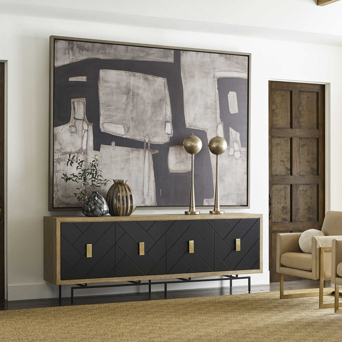 Interlace 4 Door Cabinet