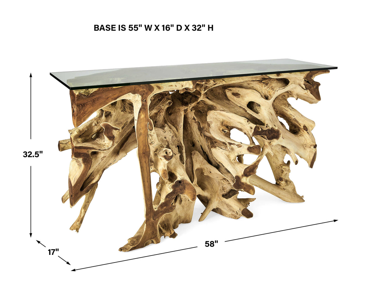 Center Root Console Table – 58 x 17 inch