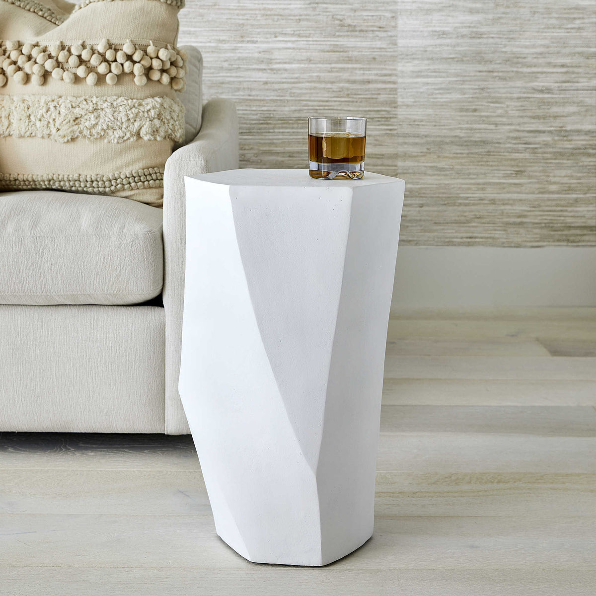 Cathenna Accent Table – White