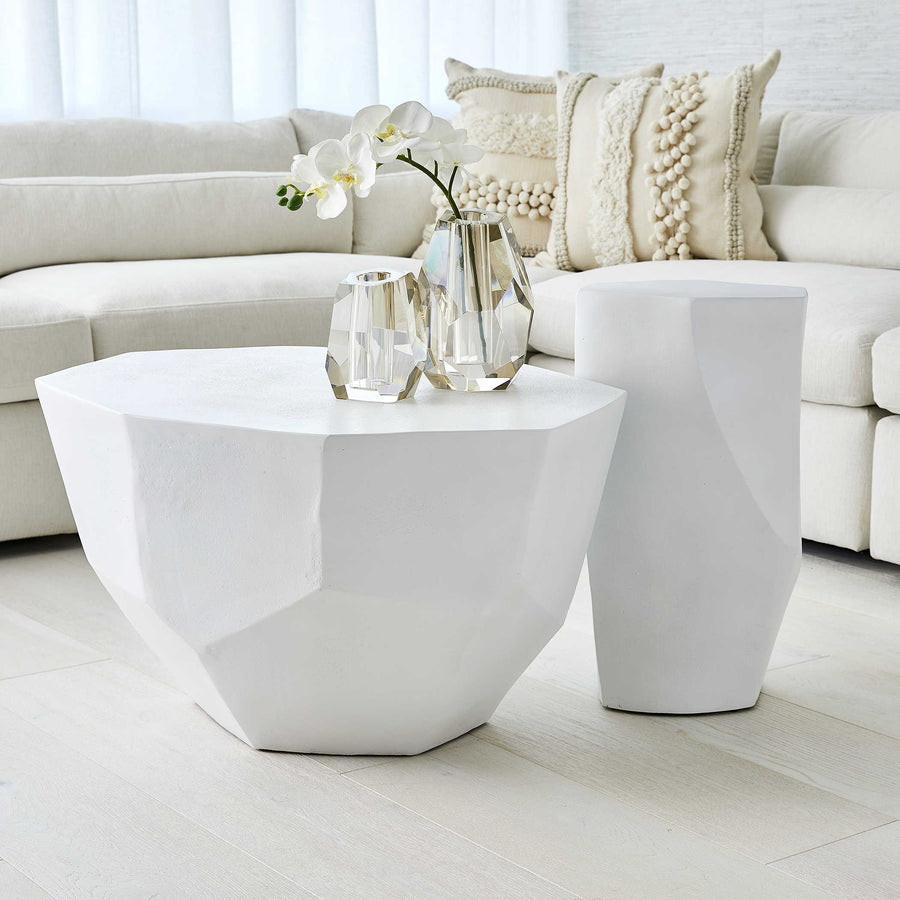 Cathenna Accent Table – White