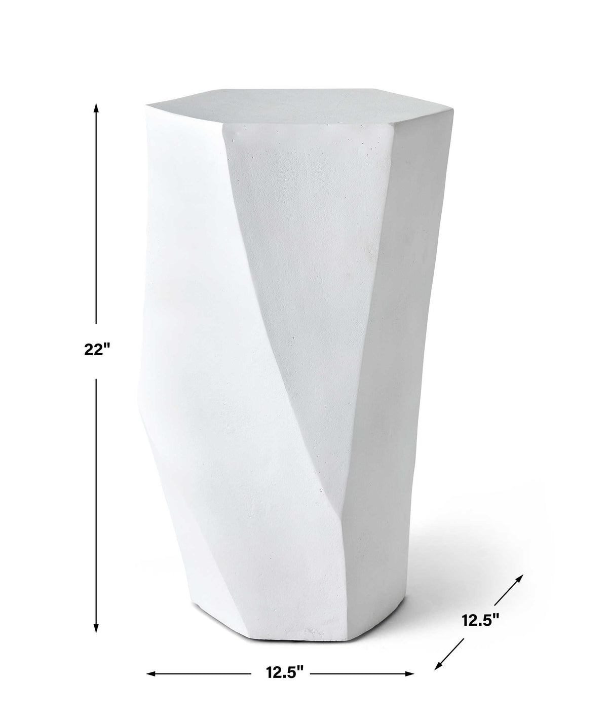 Cathenna Accent Table – White