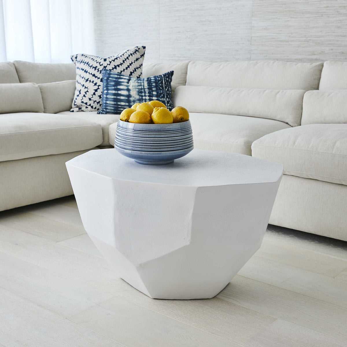 Cathenna Coffee Table – White, Medium