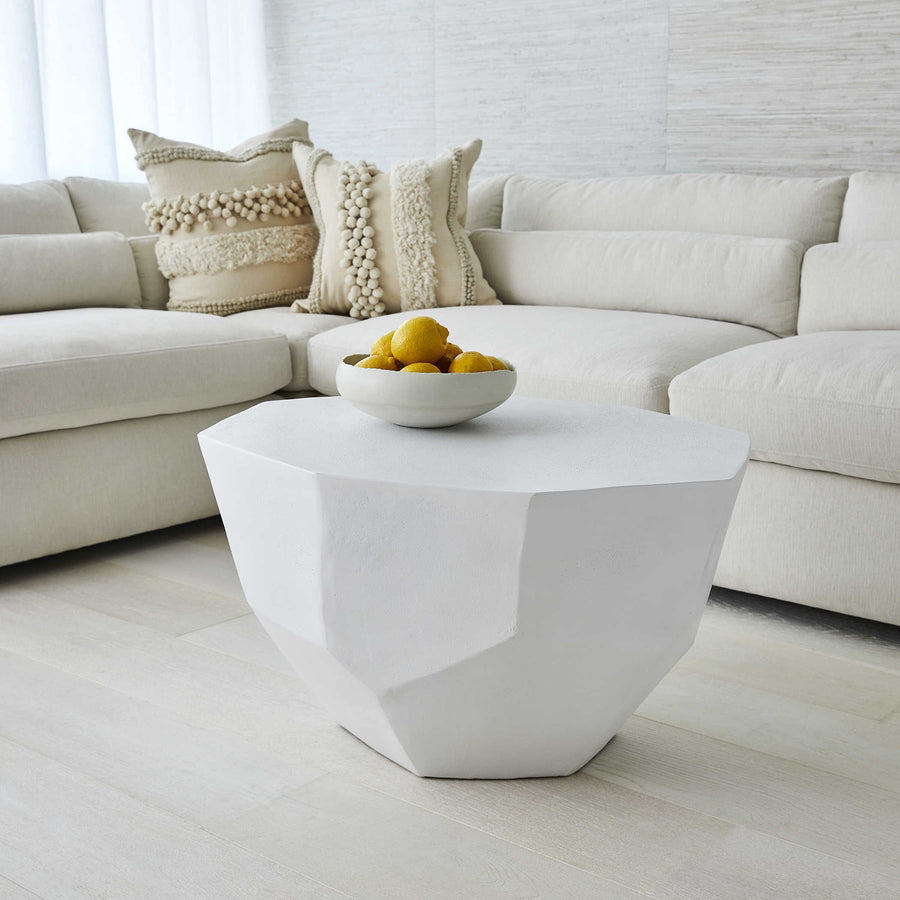 Cathenna Coffee Table – White, Medium