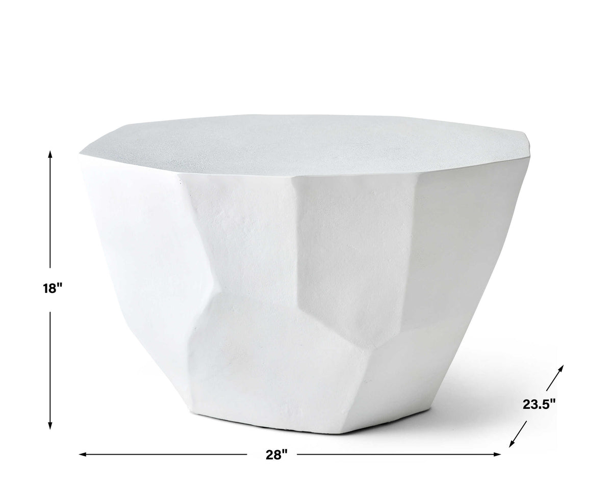 Cathenna Coffee Table – White, Medium