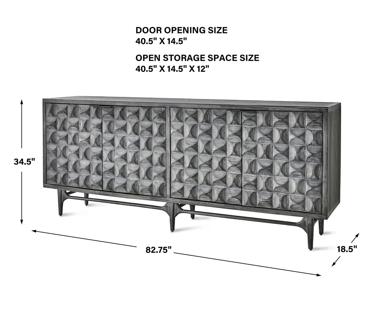 Foursquare 4 Door Cabinet