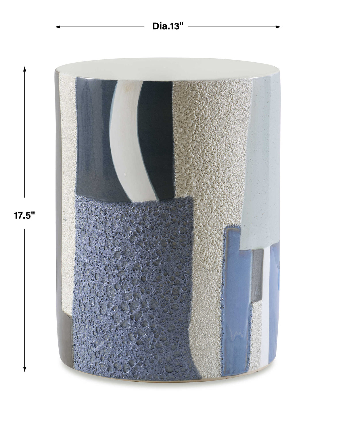 Graph Side Table – Blue