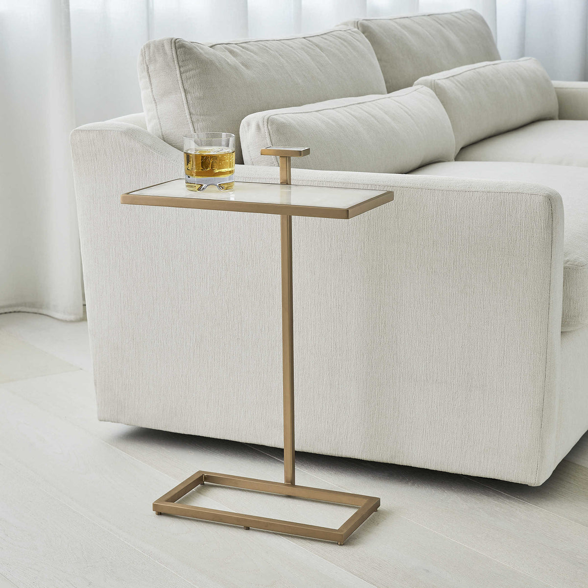 Jewel Pull Up Accent Table – Rectangle