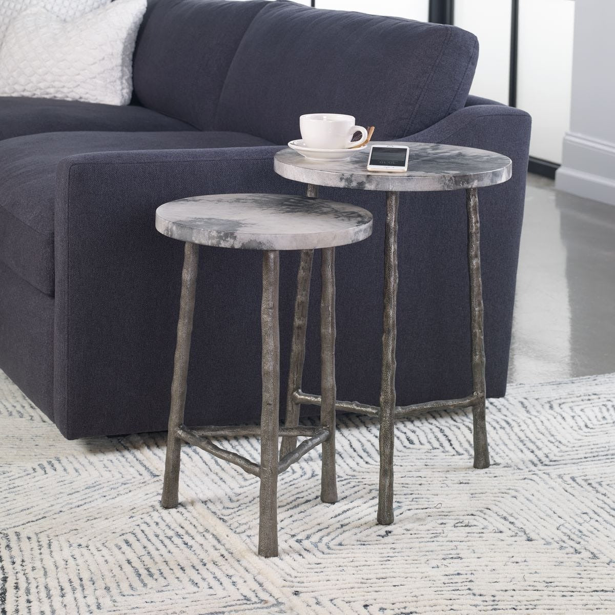 Evie Accent Tables, Set of 2