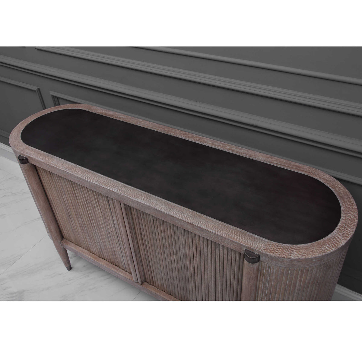 Tambour Cabinet – Natural Wash