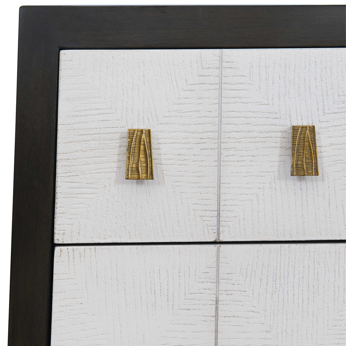 Pyramid Chest of Drawers – White