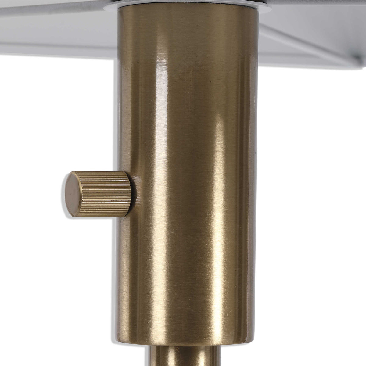 Telescope Buffet Lamp – White Marble