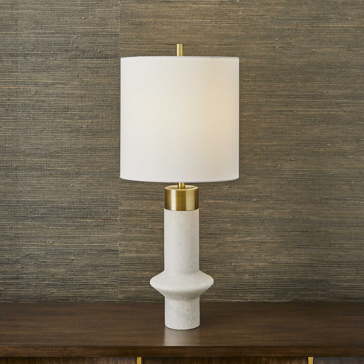 Edge Table Lamp – White