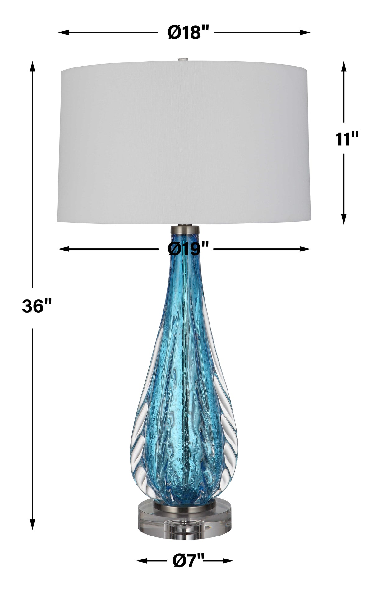 Venezia Table Lamp – Blue