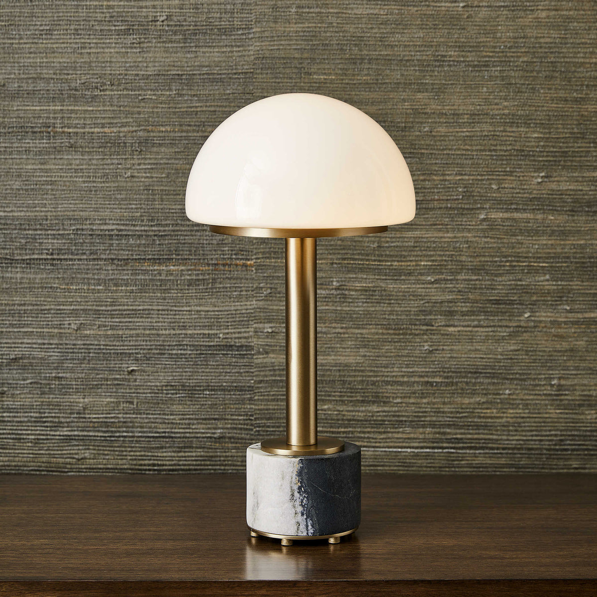 Mushroom Mini Lamp – Panda Marble