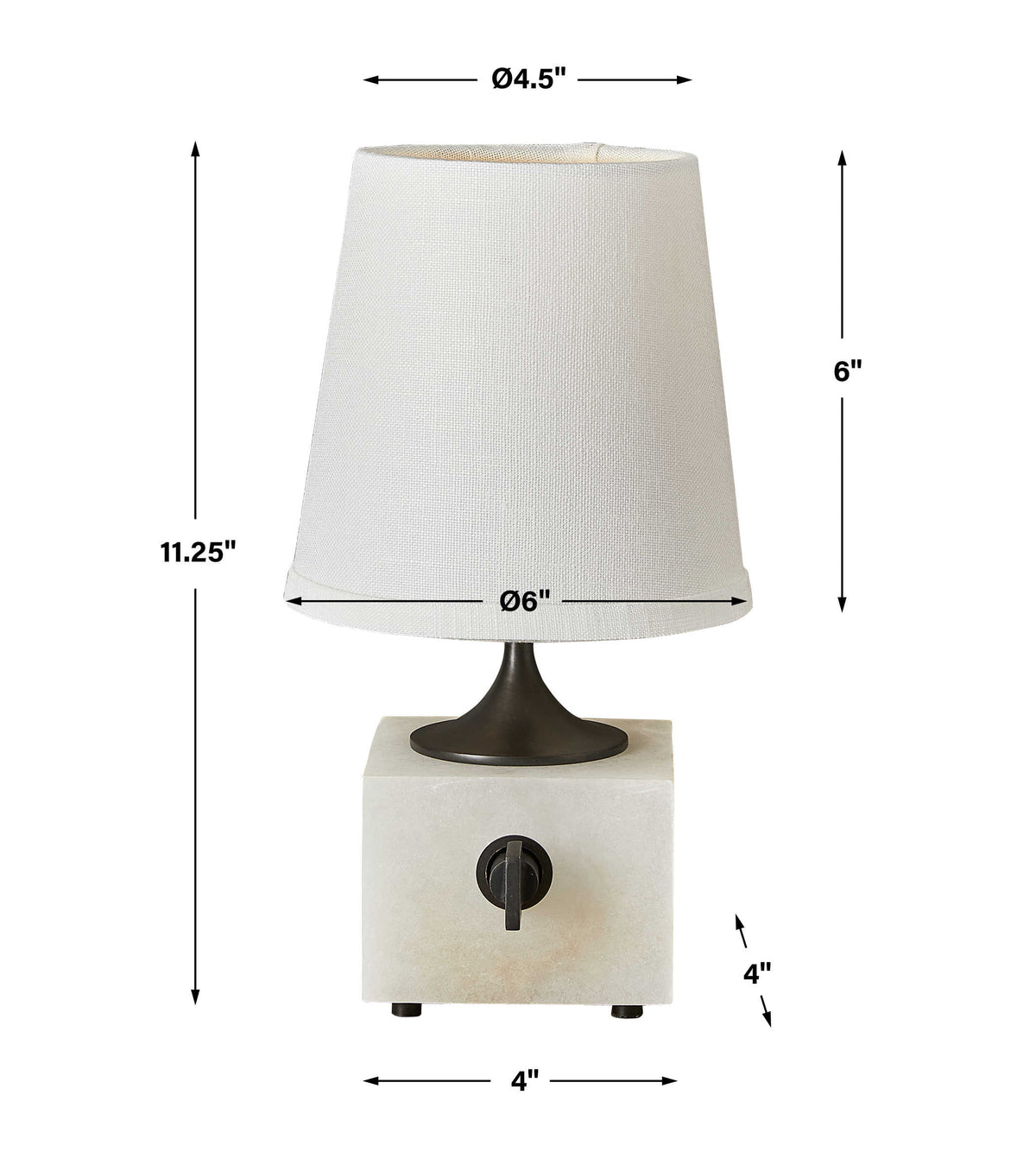 Blockhead Mini Lamp – Bronze