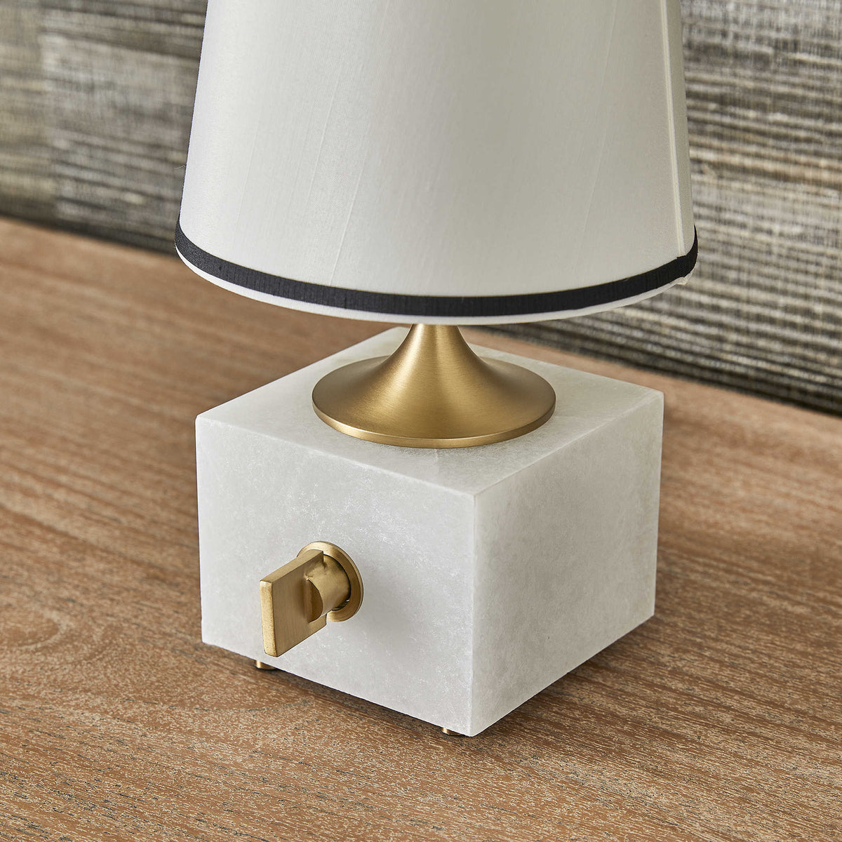 Blockhead Mini Lamp – Satin Brass