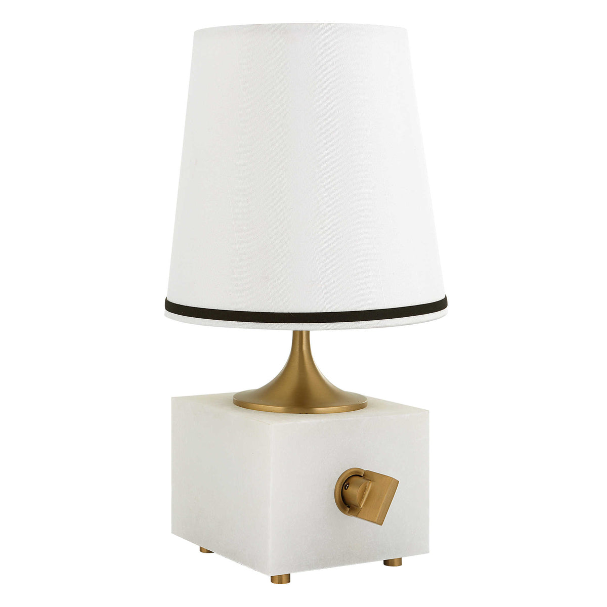 Blockhead Mini Lamp – Satin Brass