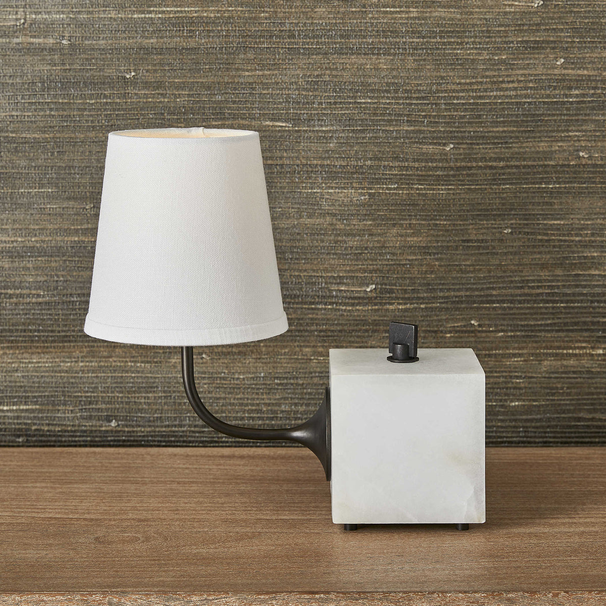 Blockhead Gooseneck Mini Lamp – Bronze