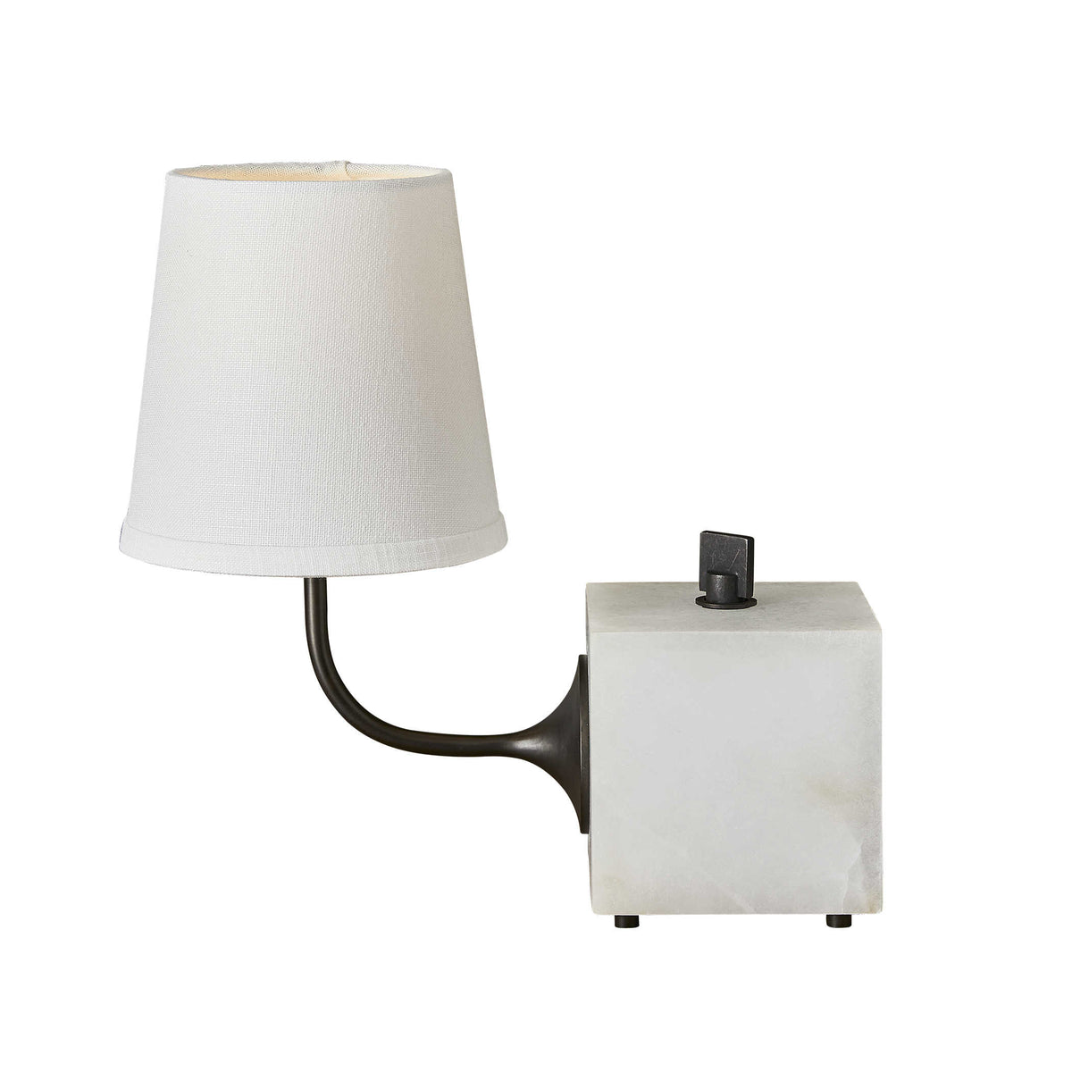 Blockhead Gooseneck Mini Lamp – Bronze