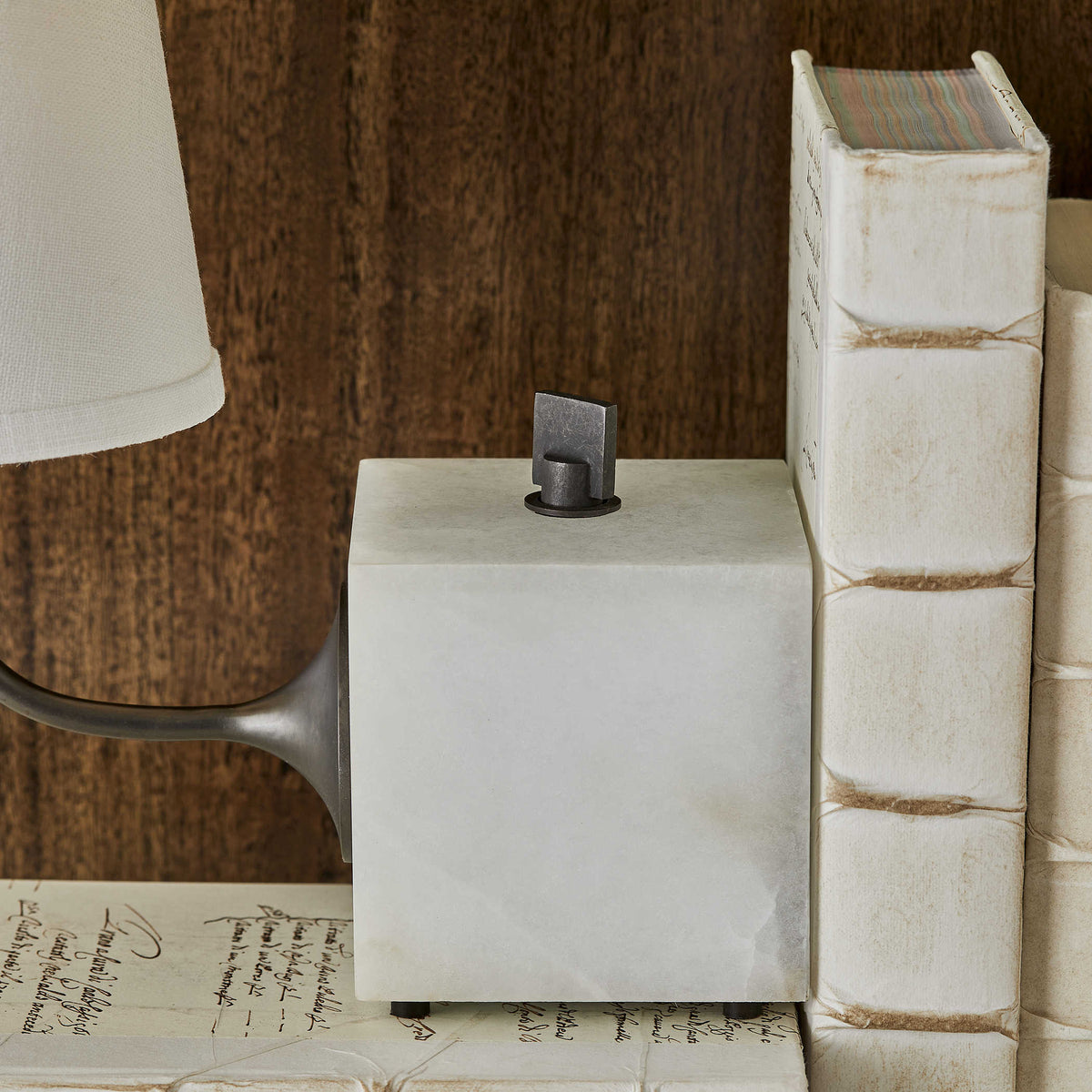 Blockhead Gooseneck Mini Lamp – Bronze