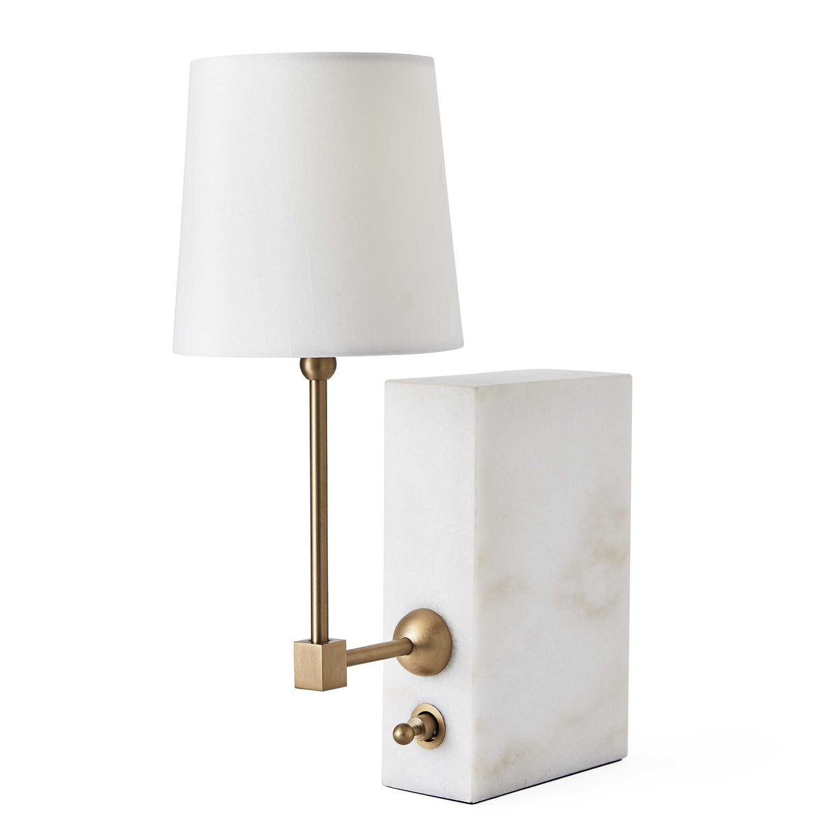 On a Shelf Mini Lamp – White Marble