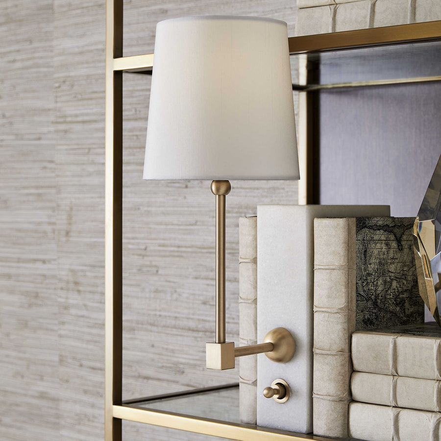On a Shelf Mini Lamp – White Marble