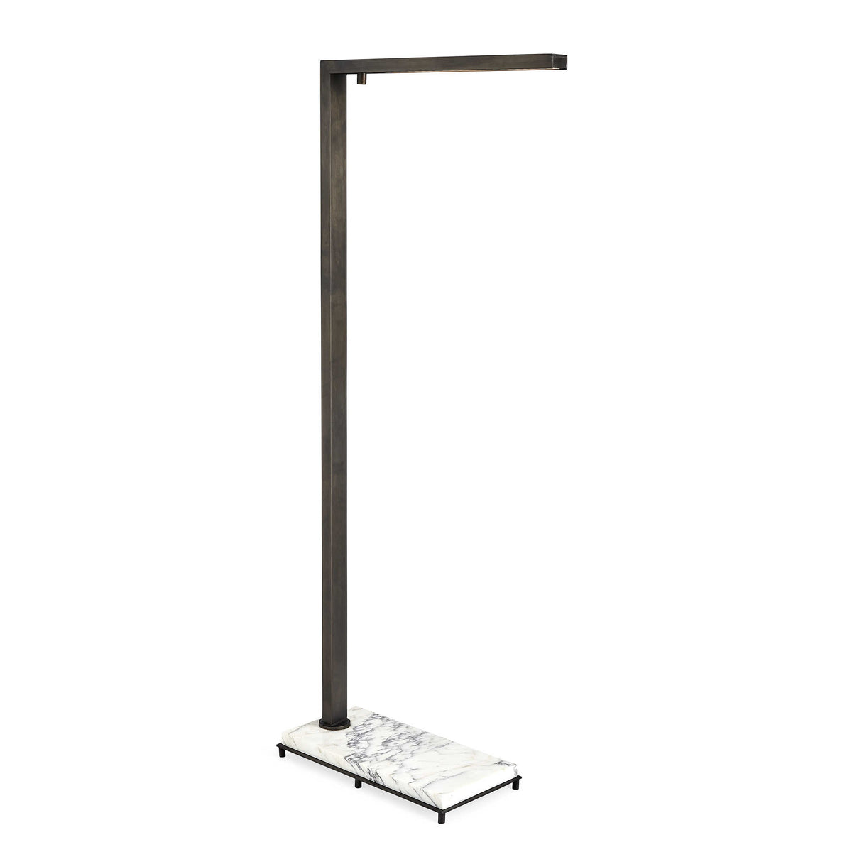 Illume Floor Lamp – Marble and Bronze