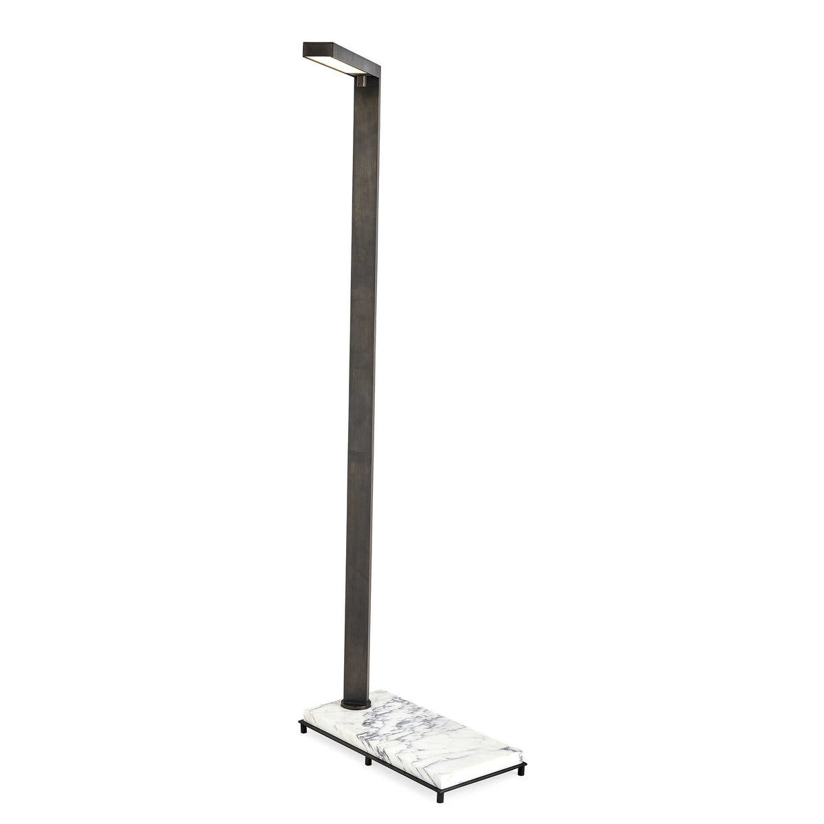 Illume Floor Lamp – Marble and Bronze