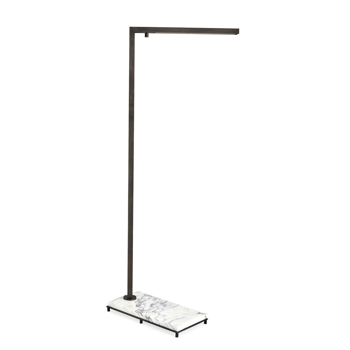 Illume Floor Lamp – Marble and Bronze