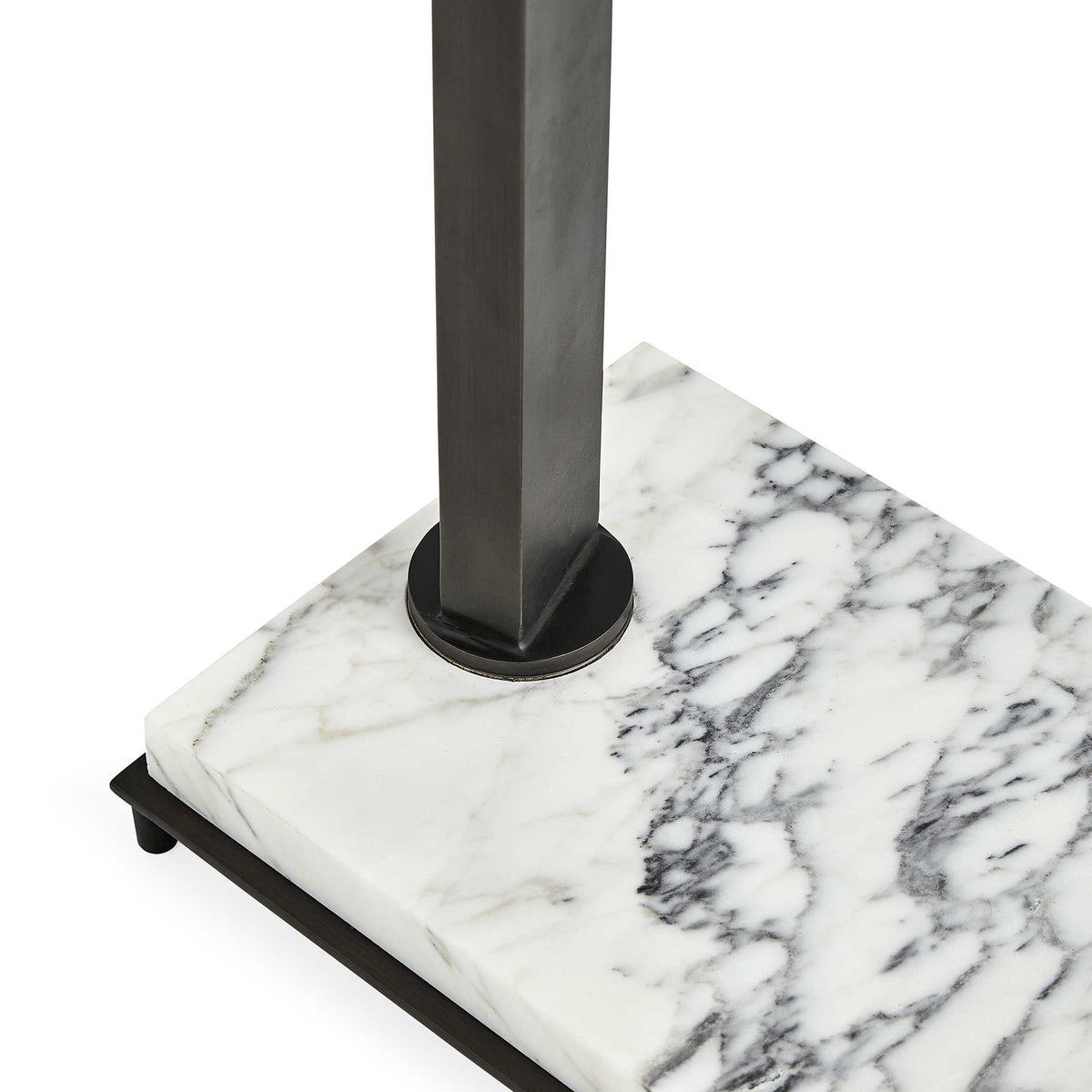 Illume Floor Lamp – Marble and Bronze