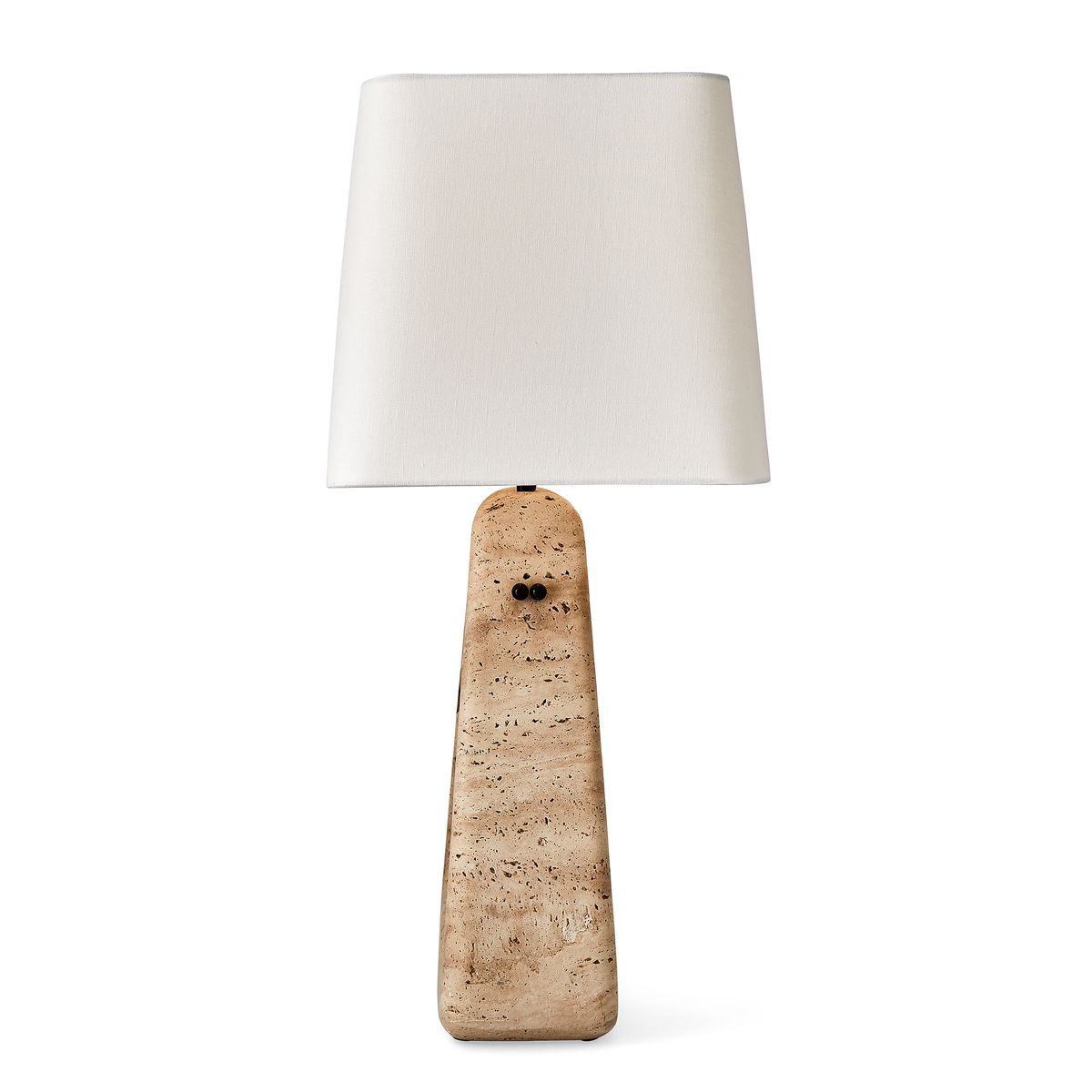 Crossbow Travertine Table Lamp