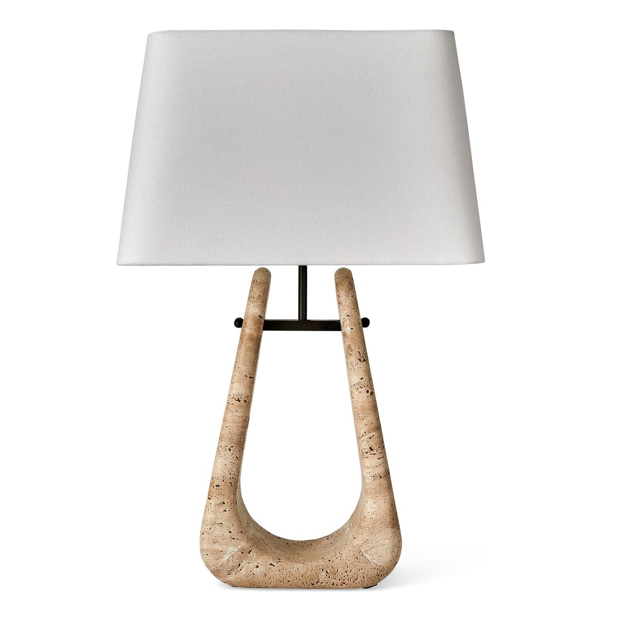 Crossbow Travertine Table Lamp