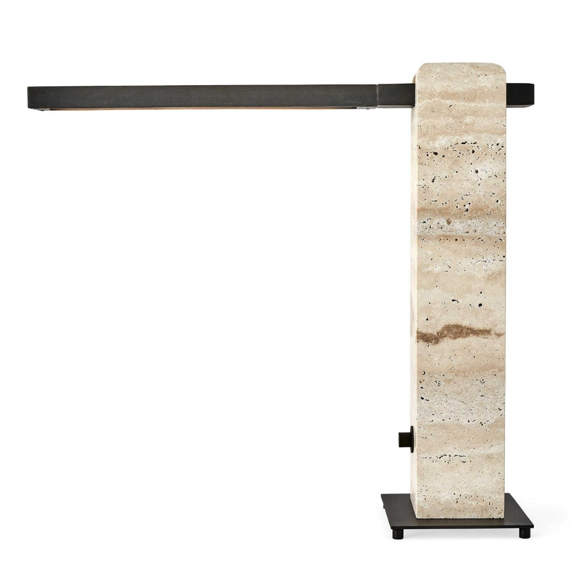 Director Table Lamp – Travertine