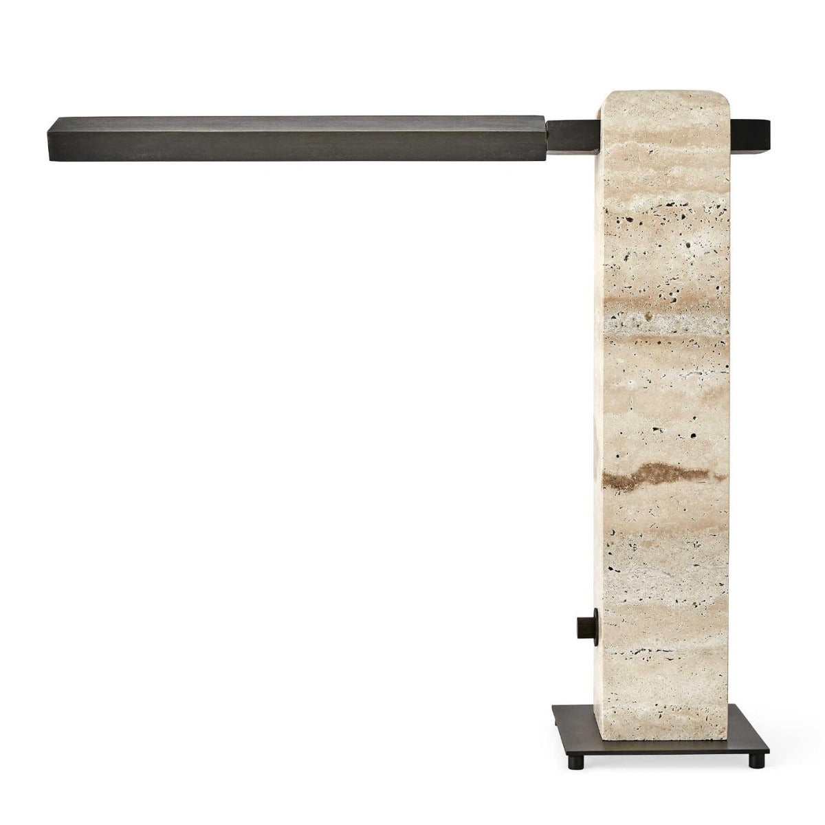 Director Table Lamp – Travertine