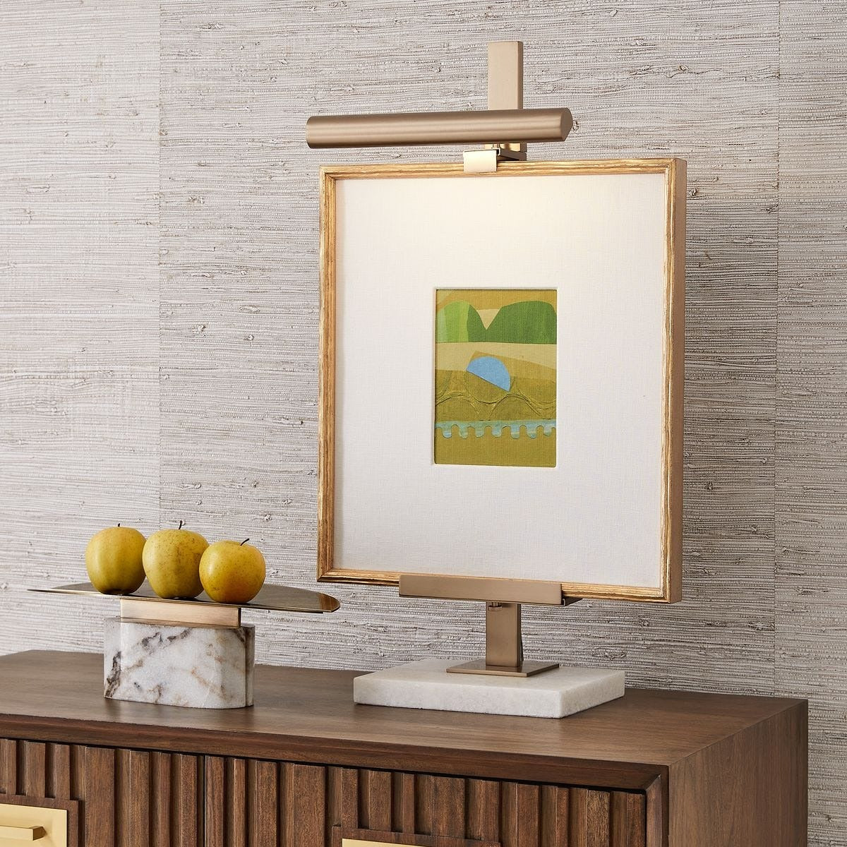 Lean On Me Lighted Easel – White Marble