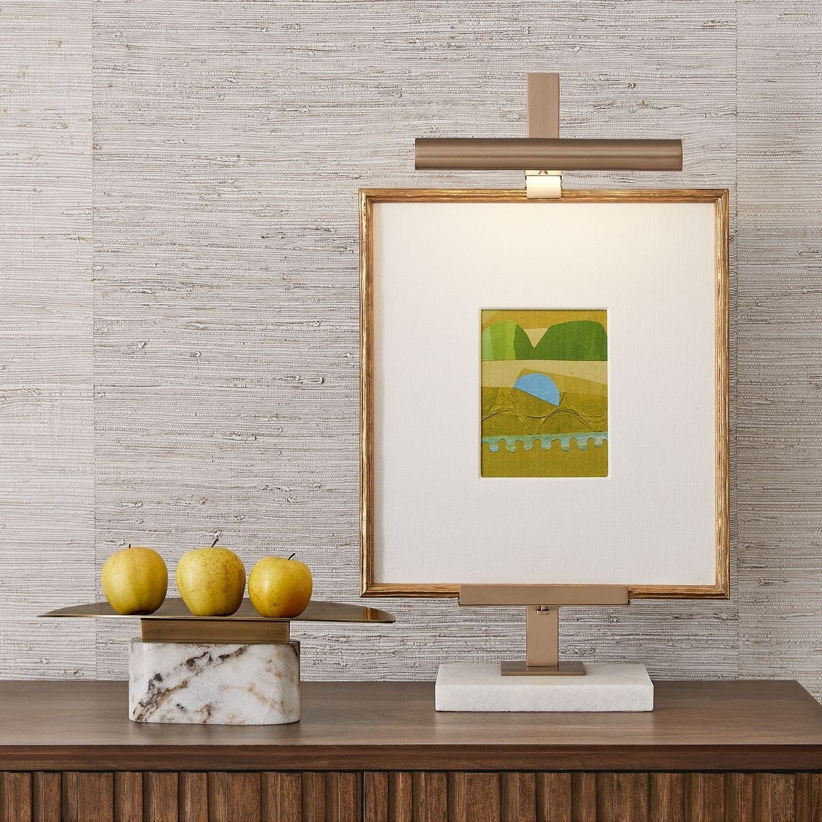 Lean On Me Lighted Easel – White Marble