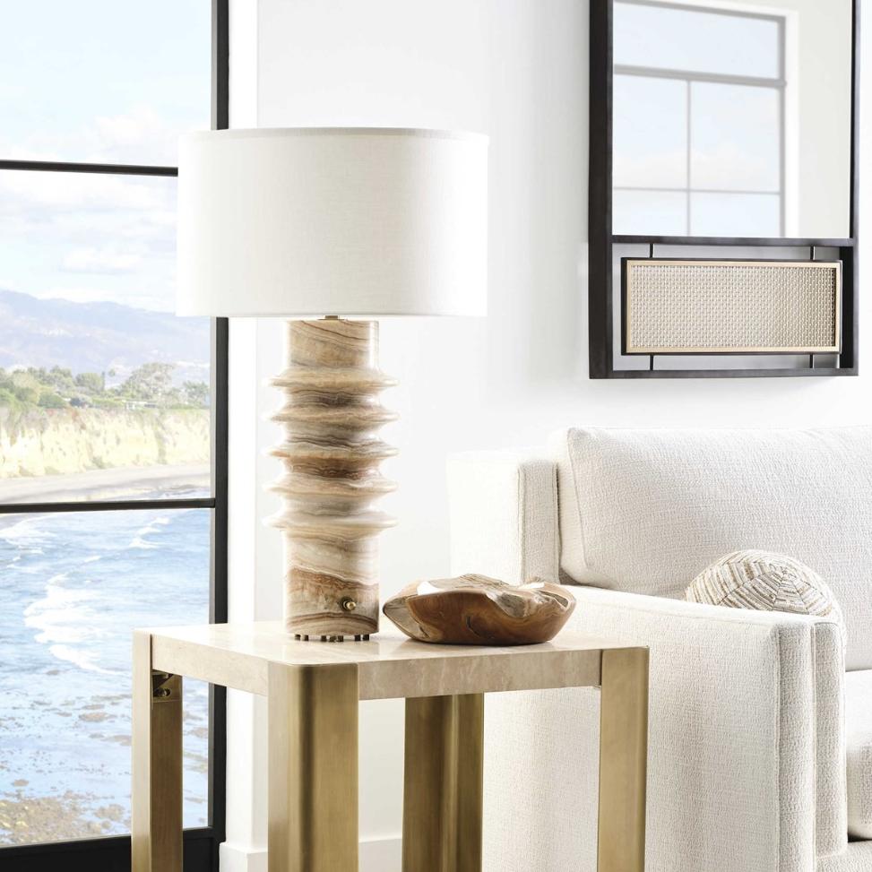 Ring Around Table Lamp – Onyx