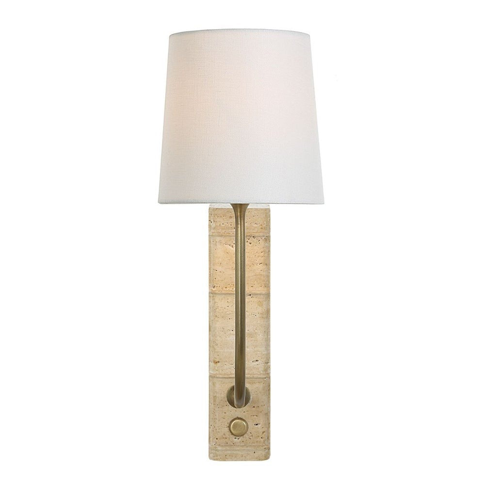 Book Mini Lamp – Travertine